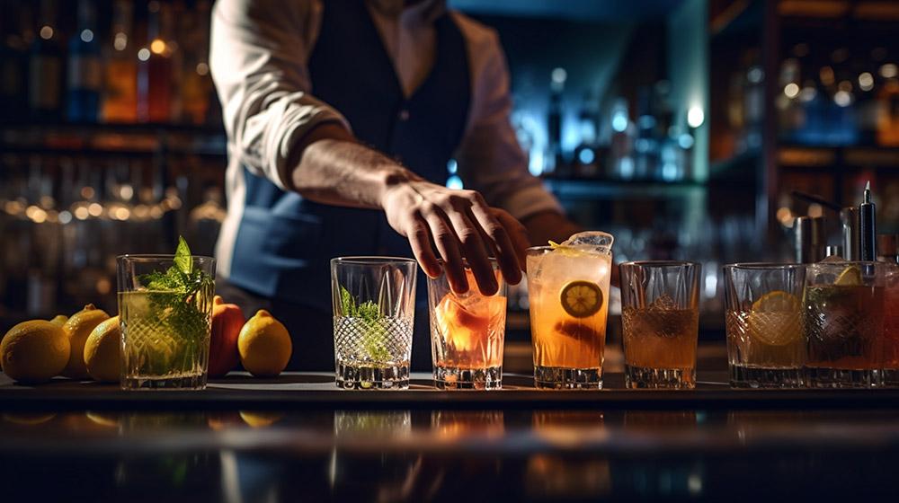 animation création cocktail