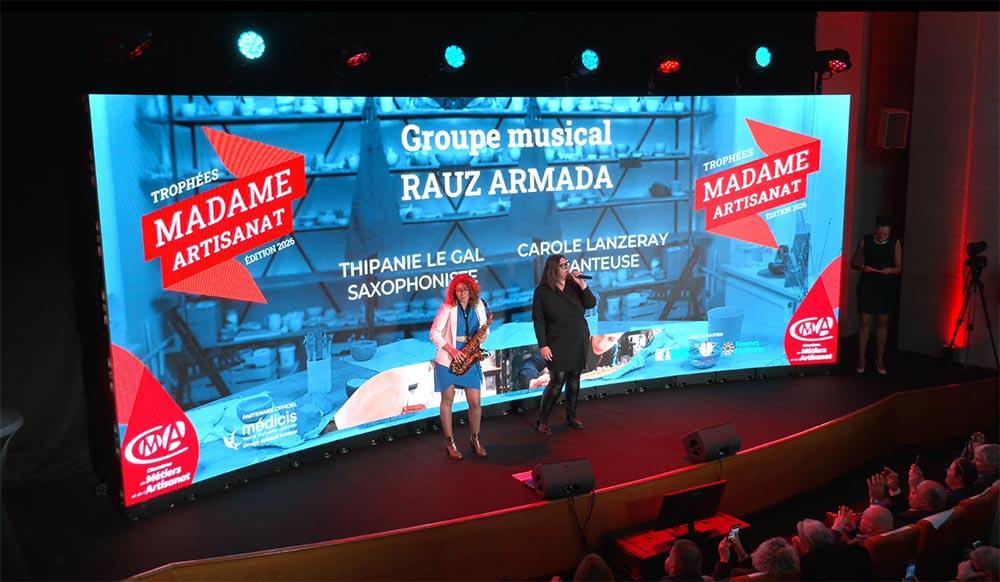 remise trophée animation musicale