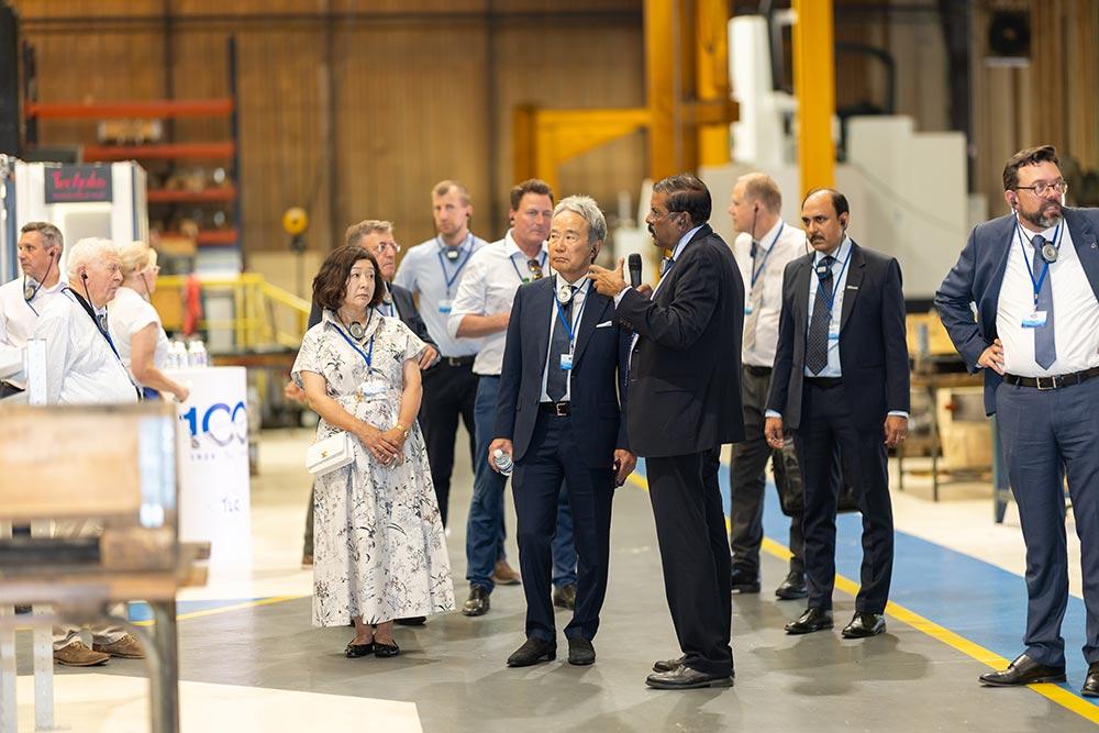 anniversaire entreprise visite usine
