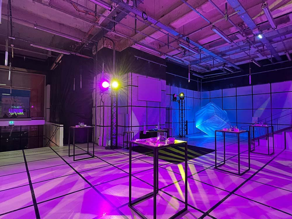 soirée corporate éclairage