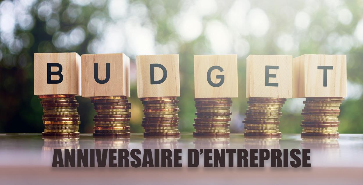 budget anniversaire entreprise