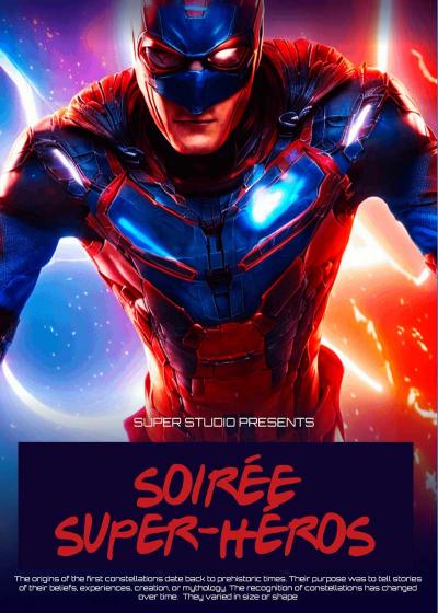 PLV soiree super heros