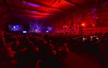 Voeux Population mairie - Ile de France - ambiance lumières salle