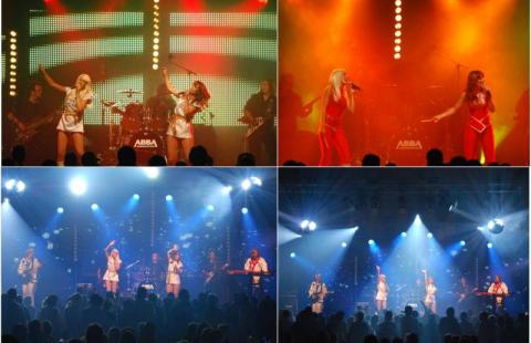 Diner spectacle sur le thème des années 70 avec ABBA