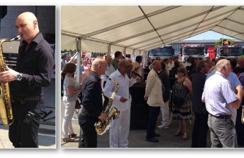 Inauguration des locaux d'une entreprise de BTP région IDF