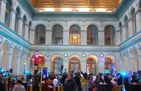 Arbre de Noël au Palais Brongniart 