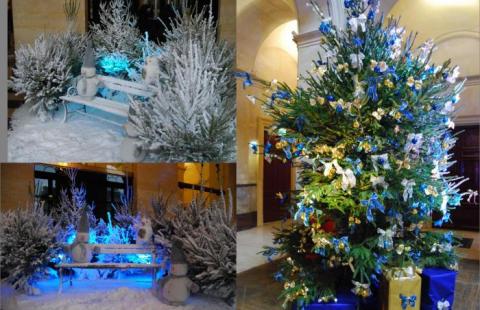 Arbre de Noël au Palais Brongniart 