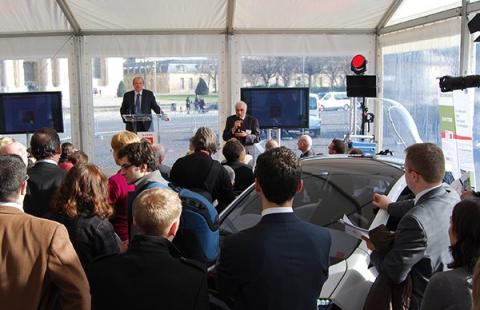 Conférence de presse aux invalides