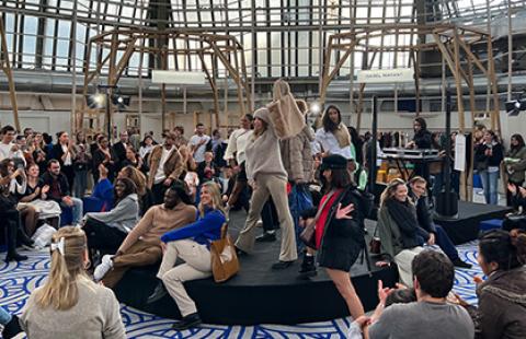 Organisation d'un défilé de mode au Printemps Haussmann à Paris 