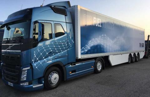 Création d'un habillage véhicule pour le lancement de 2 nouveaux camions