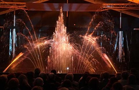 Inauguration à la cokerie avec un show 