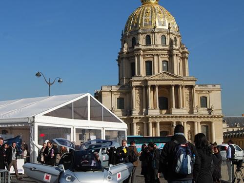 Conférence de presse aux invalides