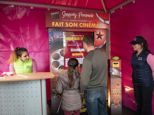 Opération de marketing opérationnel pour l'inauguration d'un centre commercial