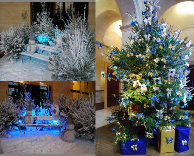 Arbre de Noël au Palais Brongniart 