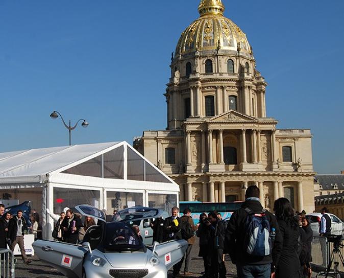 Conférence de presse aux invalides