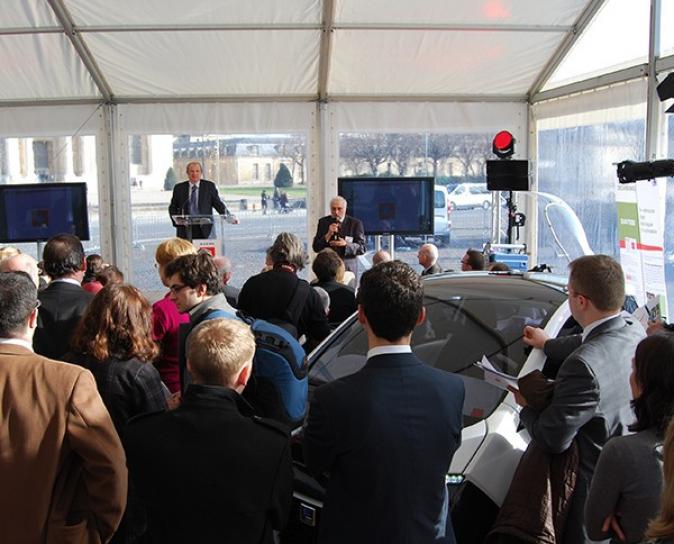 Conférence de presse aux invalides