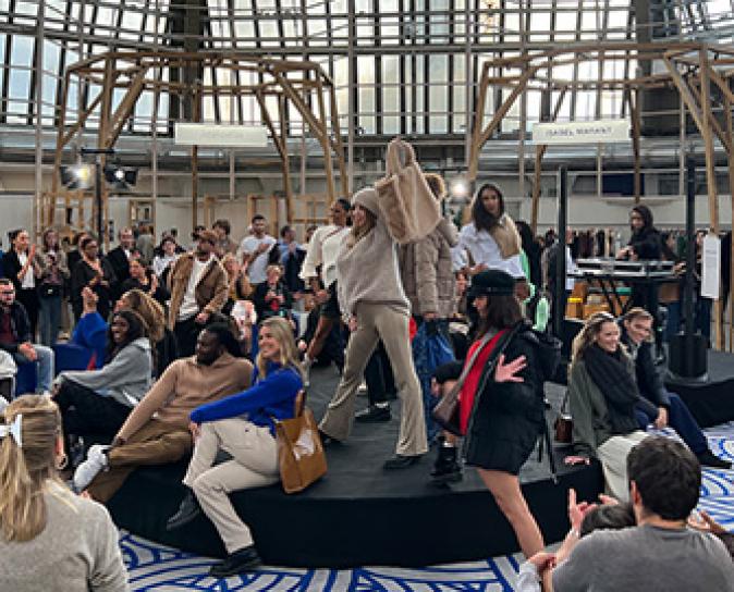 Organisation d'un défilé de mode au Printemps Haussmann à Paris 