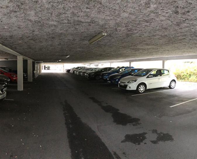 Transformation d'un parking pour une soirée d'entreprise